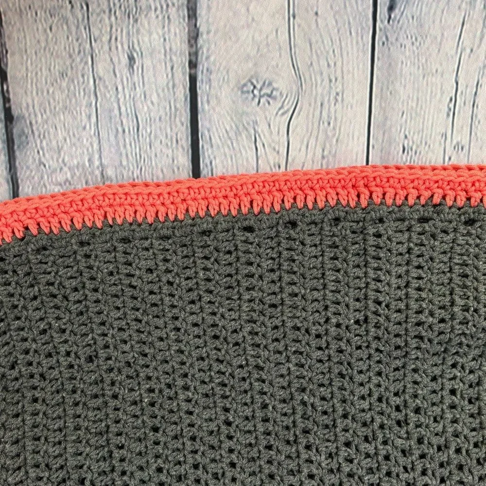 Handknit Gray Melon Cap Sleeve Pullover Hooded Boho Whimsigoth Sweater Vest S